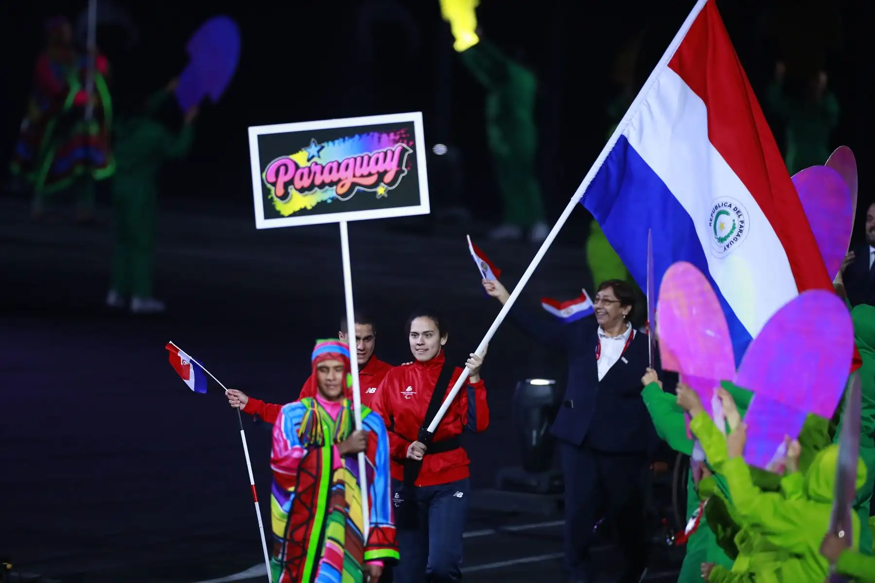 Desfile de las delegaciones de paradeportistas de las Américas hicieron su paso por el escenario principal. En total, 1,800 atletas de 30 países competirán en 17 paradeportes. Foto: ANDINA/ LIMA 2019