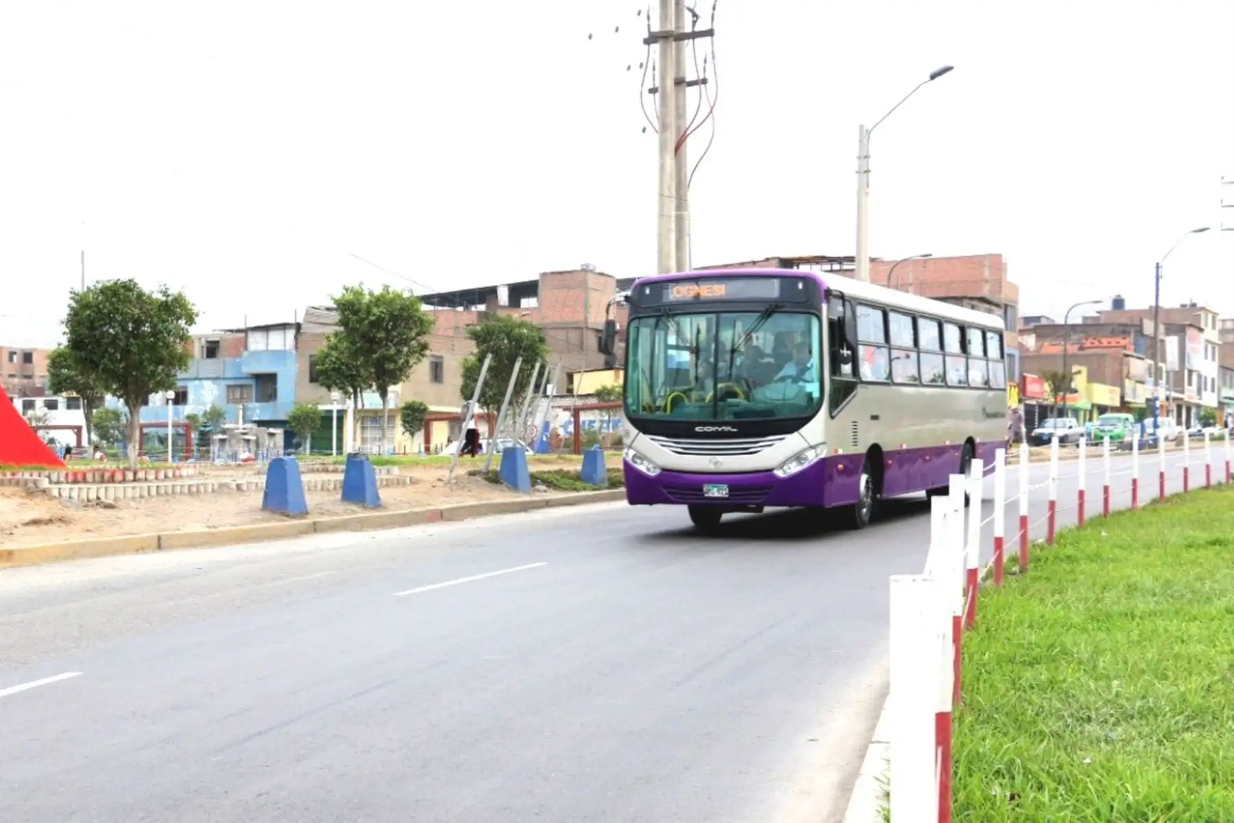 Vehículo del Corredor Morado (imagen referencial). Foto: ANDINA/Difusión