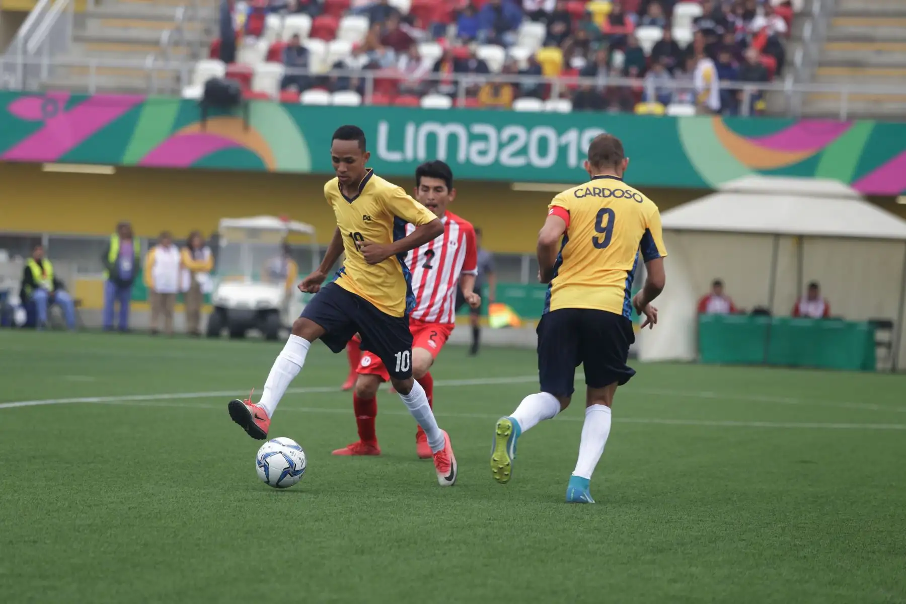 Perú se enfrenta a Brasil en Futbol 7 por los Juegos Parapanamericanos Lima 2019.
Foto:Lima 2019