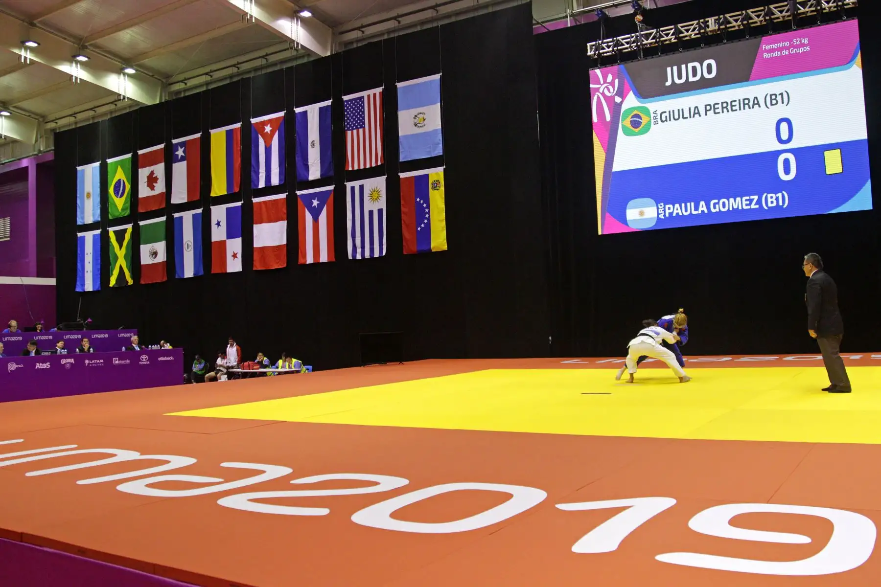 Inicio de las competencias de Judo de los Juegos Parapanamericanos Lima 2019.
Foto: Lima 2019
