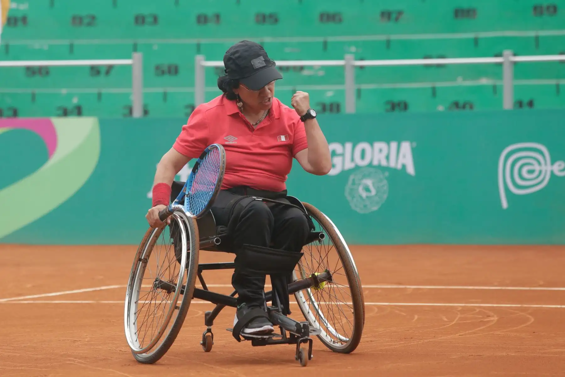Peruana Maria Castillo gana en Tenis de silla de ruedas, en los Juegos Pararmaricanos Lima 2019. Foto:ANDINA/LIMA 2019