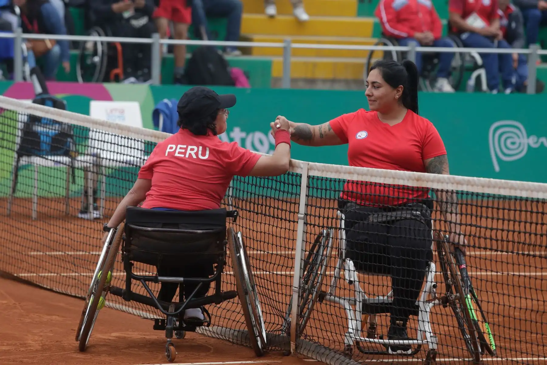 Peruana Maria Castillo gana en Tenis de silla de ruedas, en los Juegos Pararmaricanos Lima 2019. Foto:ANDINA/LIMA 2019