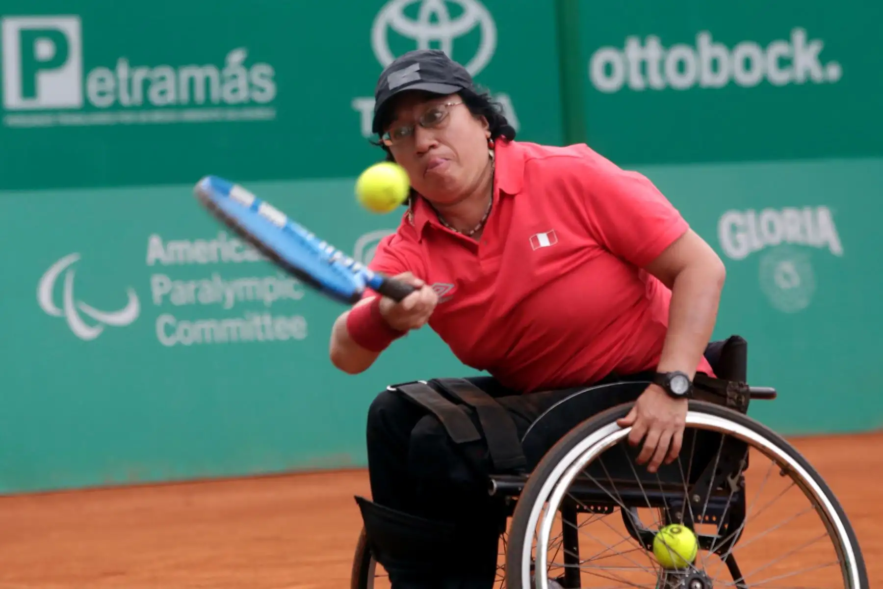 Peruana Maria Castillo gana en Tenis de silla de ruedas, en los Juegos Pararmaricanos Lima 2019. Foto:ANDINA/LIMA 2019