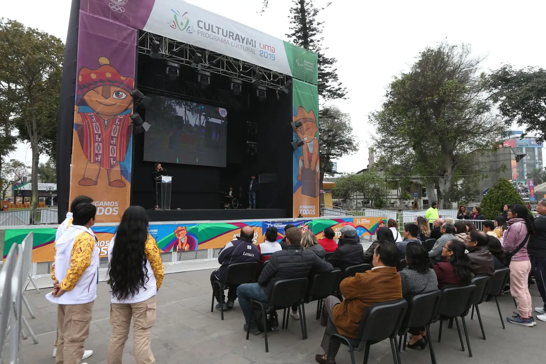 Se reinicia el programa cultural Culturaymi Lima 2019, en el marco de los Juegos Parapanamericanos Lima 2019. 
Foto: ANDINA/Eddy Ramos