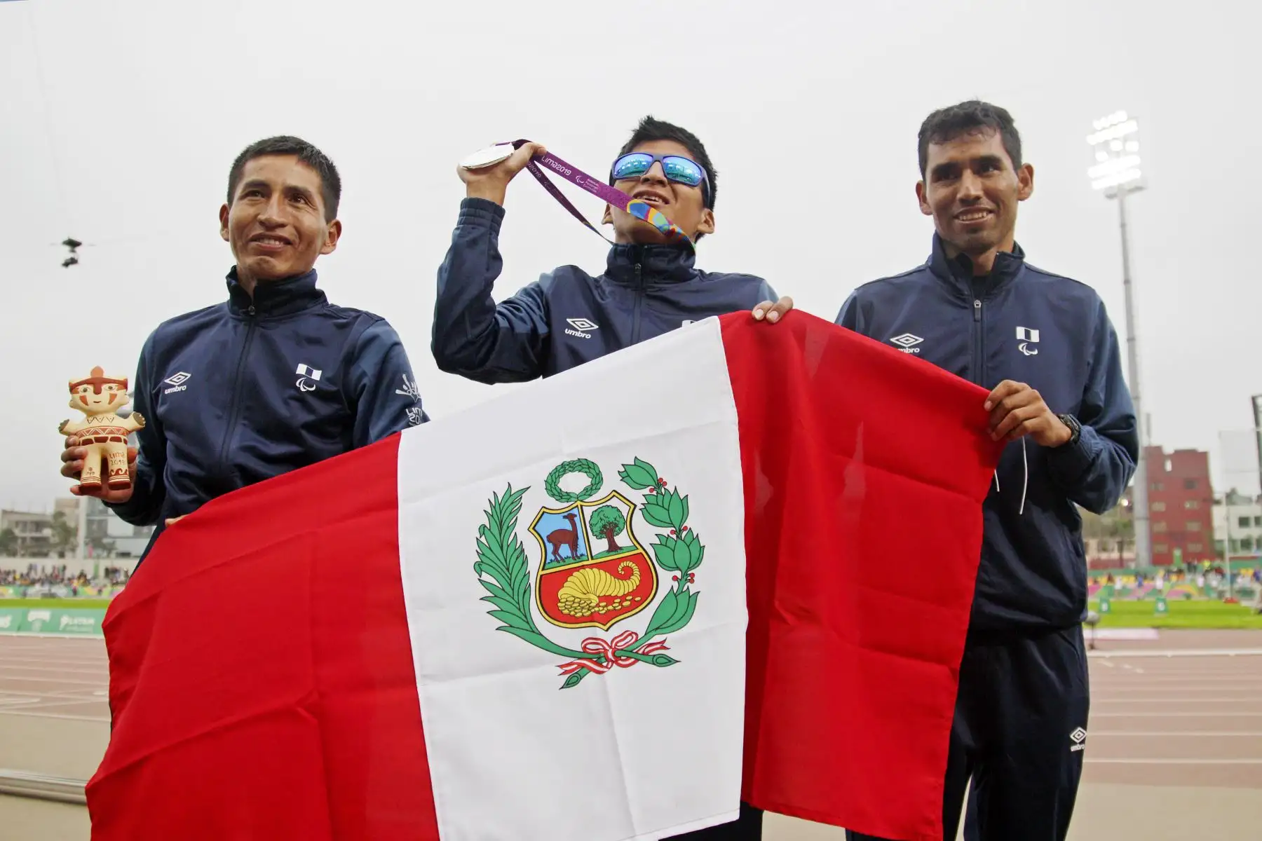 Luis Sandoval gano medalla de Plata en 5000 metros planos, en los Juegos Pararamericanos Lima 2019.Foto:ANDINA/ LIMA 2019