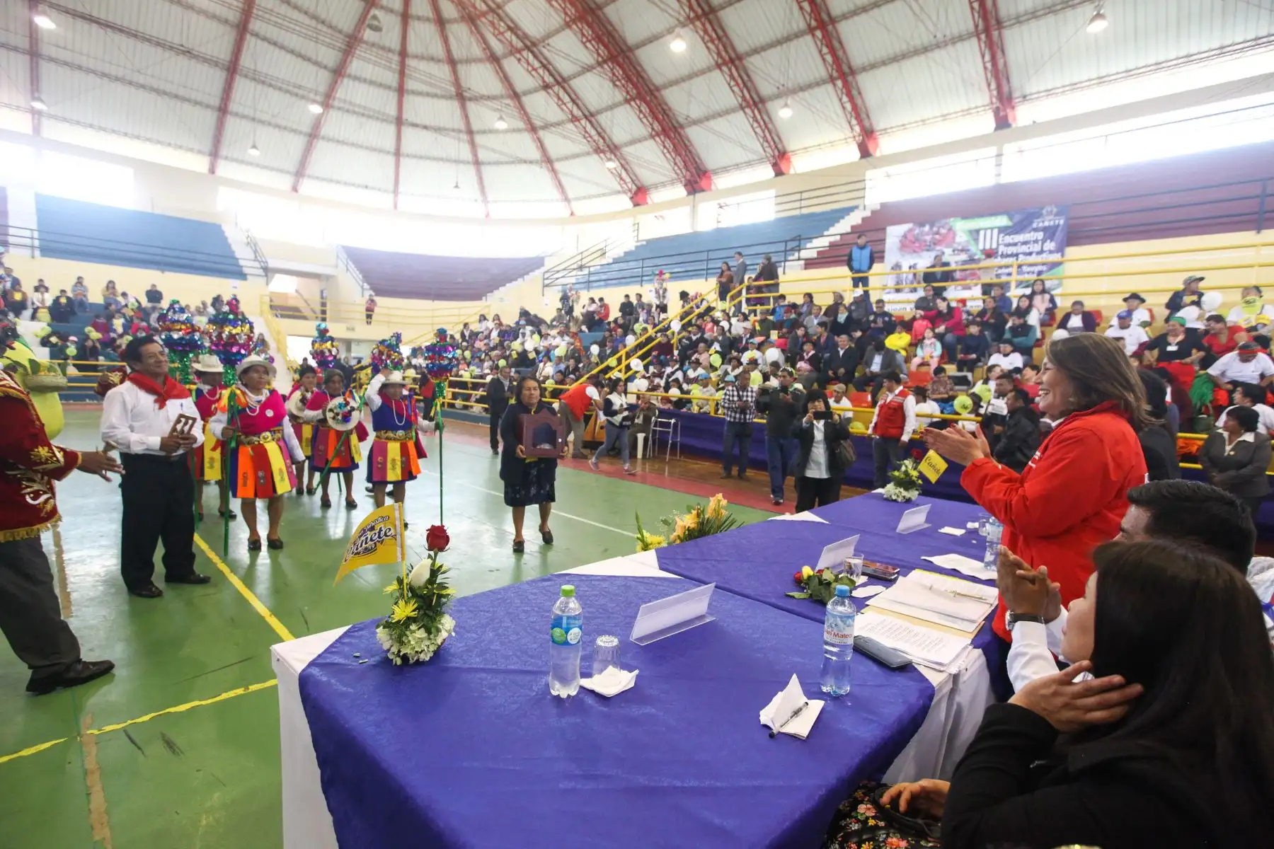 Ministra Paola Bustamante participó en el Tercer Encuentro Provincial de Saberes Productivos de Pensión 65, en la provincia de Cañete.Foto:ANDINA/ MIDIS Ministra Paola Bustamante participó en el Tercer Encuentro Provincial de Saberes Productivos de Pensión 65, en la provincia de Cañete.Foto:ANDINA/ MIDIS