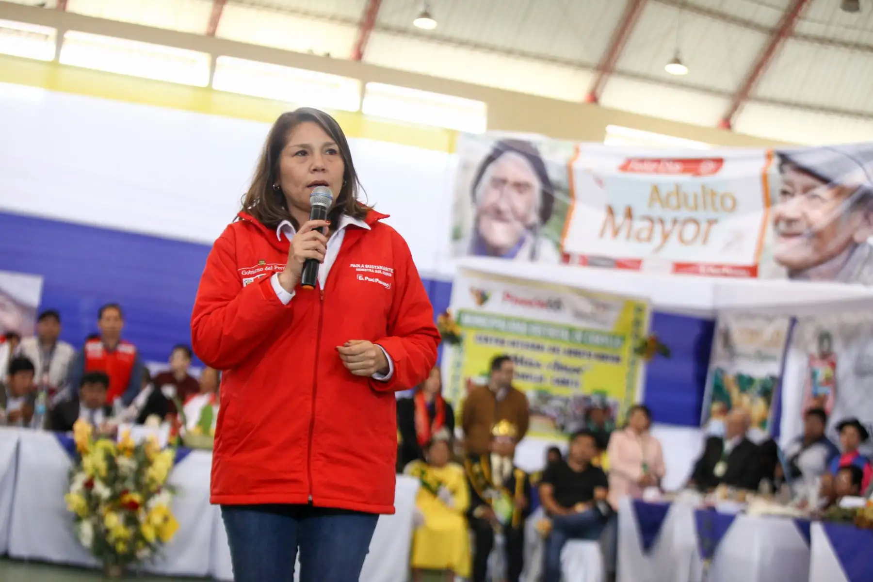 Ministra Paola Bustamante participó en el Tercer Encuentro Provincial de Saberes Productivos de Pensión 65, en la provincia de Cañete.Foto:ANDINA/ MIDIS Ministra Paola Bustamante participó en el Tercer Encuentro Provincial de Saberes Productivos de Pensión 65, en la provincia de Cañete.Foto:ANDINA/ MIDIS