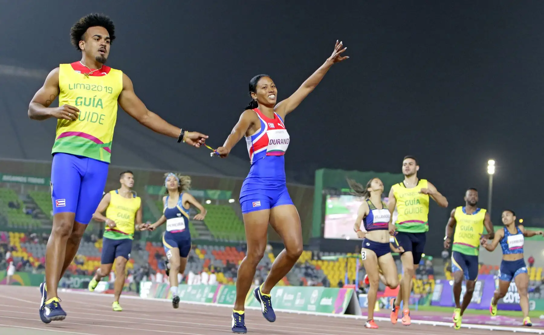 Omara Durand, La Para deportista más veloz del mundo ganó medalla de oro en los 200 metros.
Foto: Lima 2019