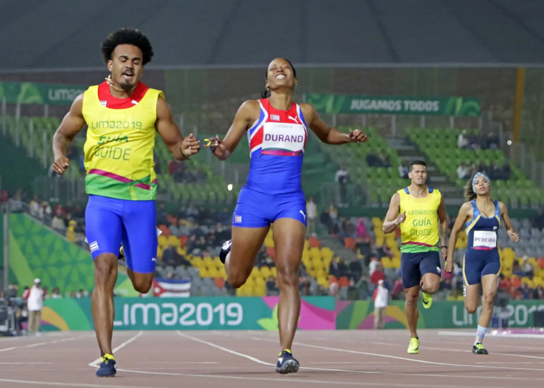 Omara Durand, La Para deportista más veloz del mundo ganó medalla de oro en los 200 metros.
Foto: Lima 2019