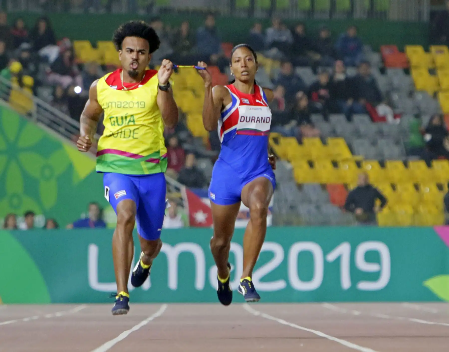 Omara Durand, La Para deportista más veloz del mundo ganó medalla de oro en los 200 metros.
Foto: Lima 2019