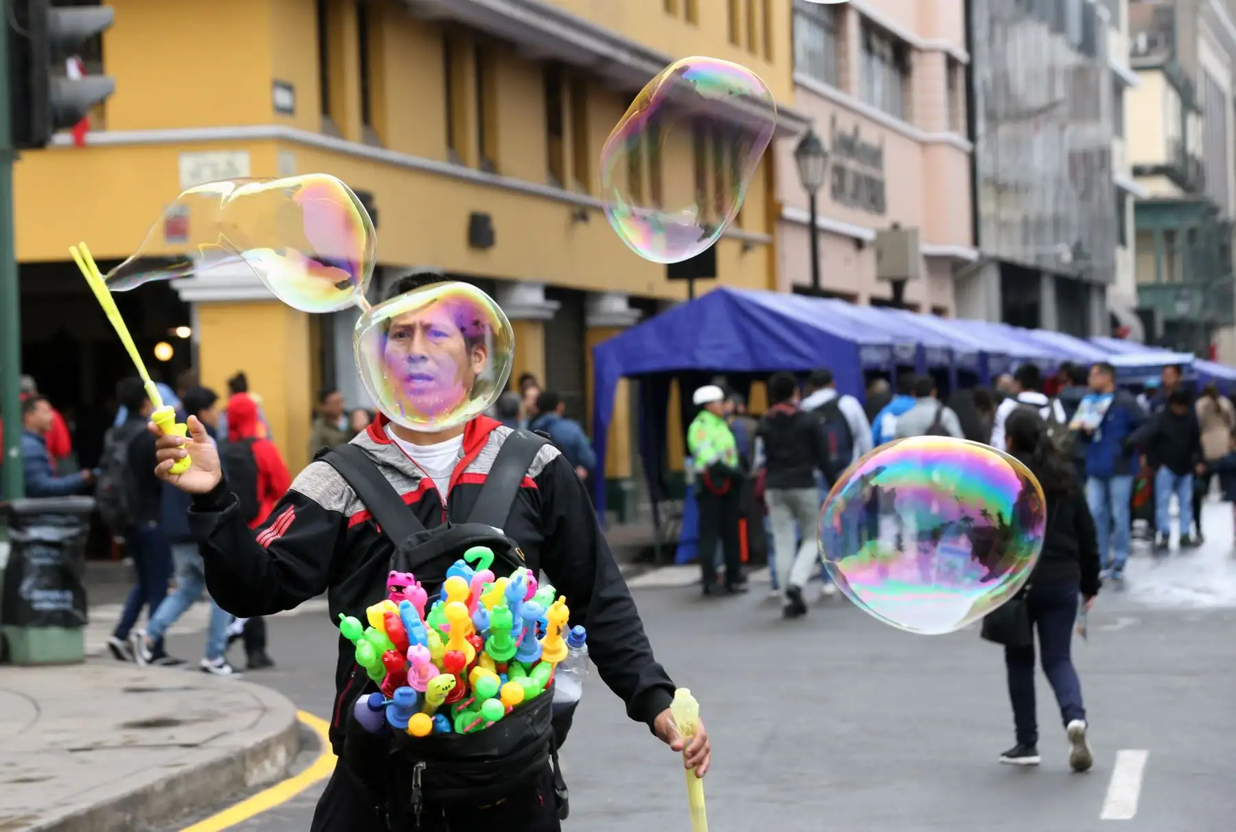 Una nueva edición de “Al Damero de Pizarro sin Carro” con actividades recreativas y culturales gratuitas para el disfrute de las familias en las calles del Centro Histórico.
 Foto: ANDINA/Norman Córdova