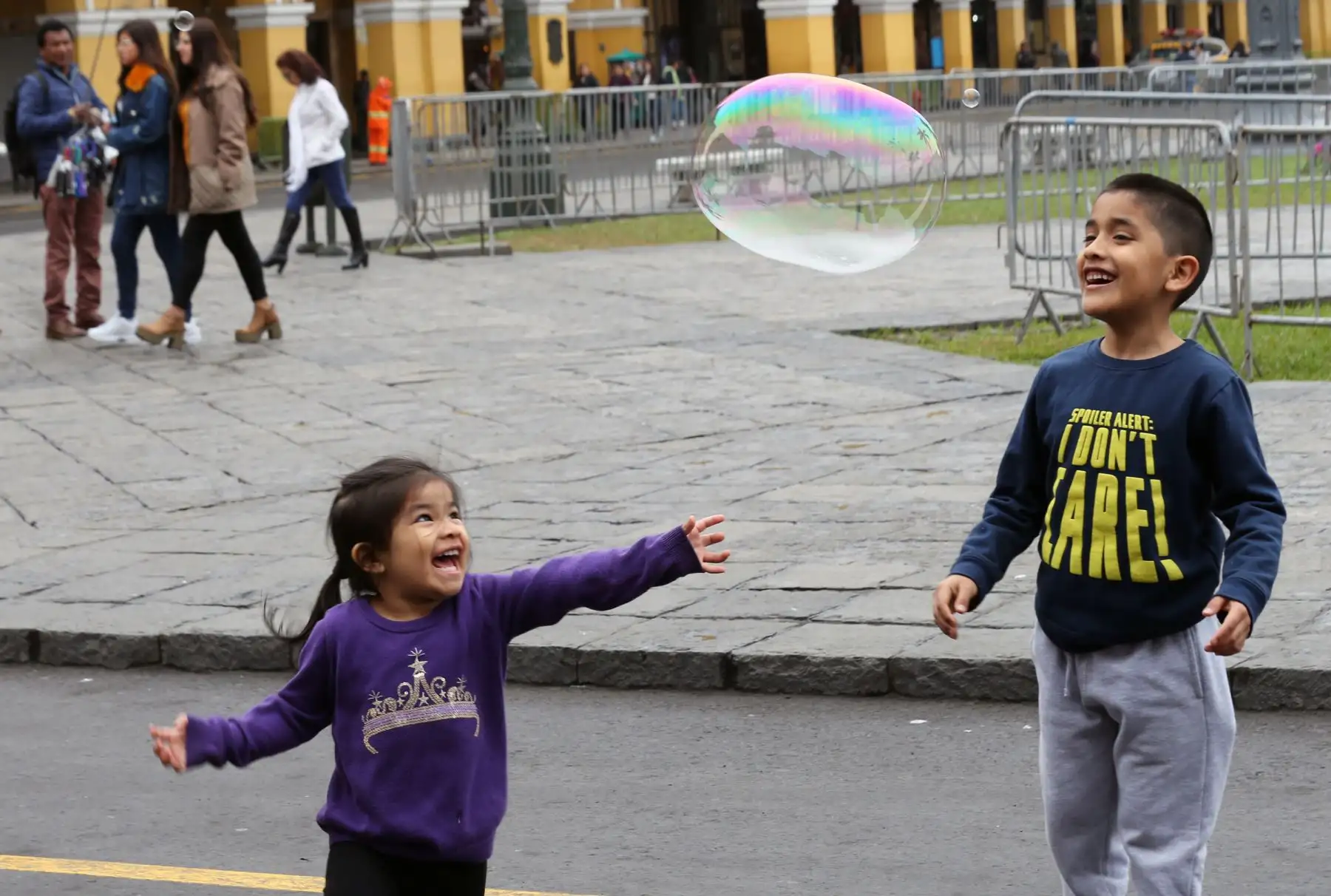 Una nueva edición de “Al Damero de Pizarro sin Carro” con actividades recreativas y culturales gratuitas para el disfrute de las familias en las calles del Centro Histórico.
 Foto: ANDINA/Norman Córdova