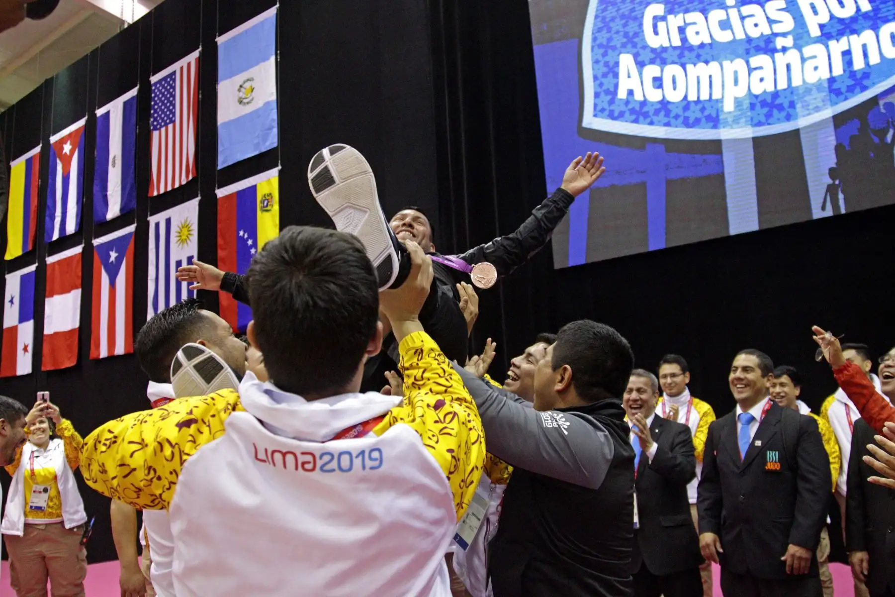 El paradeportista Antero Villalobos ganó la segunda medalla  de bronce para la delegación peruana en los Juegos Parapanamericanos Lima 2019. Foto.ANDINA/LIMA 2019 El paradeportista Antero Villalobos ganó la segunda medalla  de bronce para la delegación peruana en los Juegos Parapanamericanos Lima 2019. Foto.ANDINA/LIMA 2019