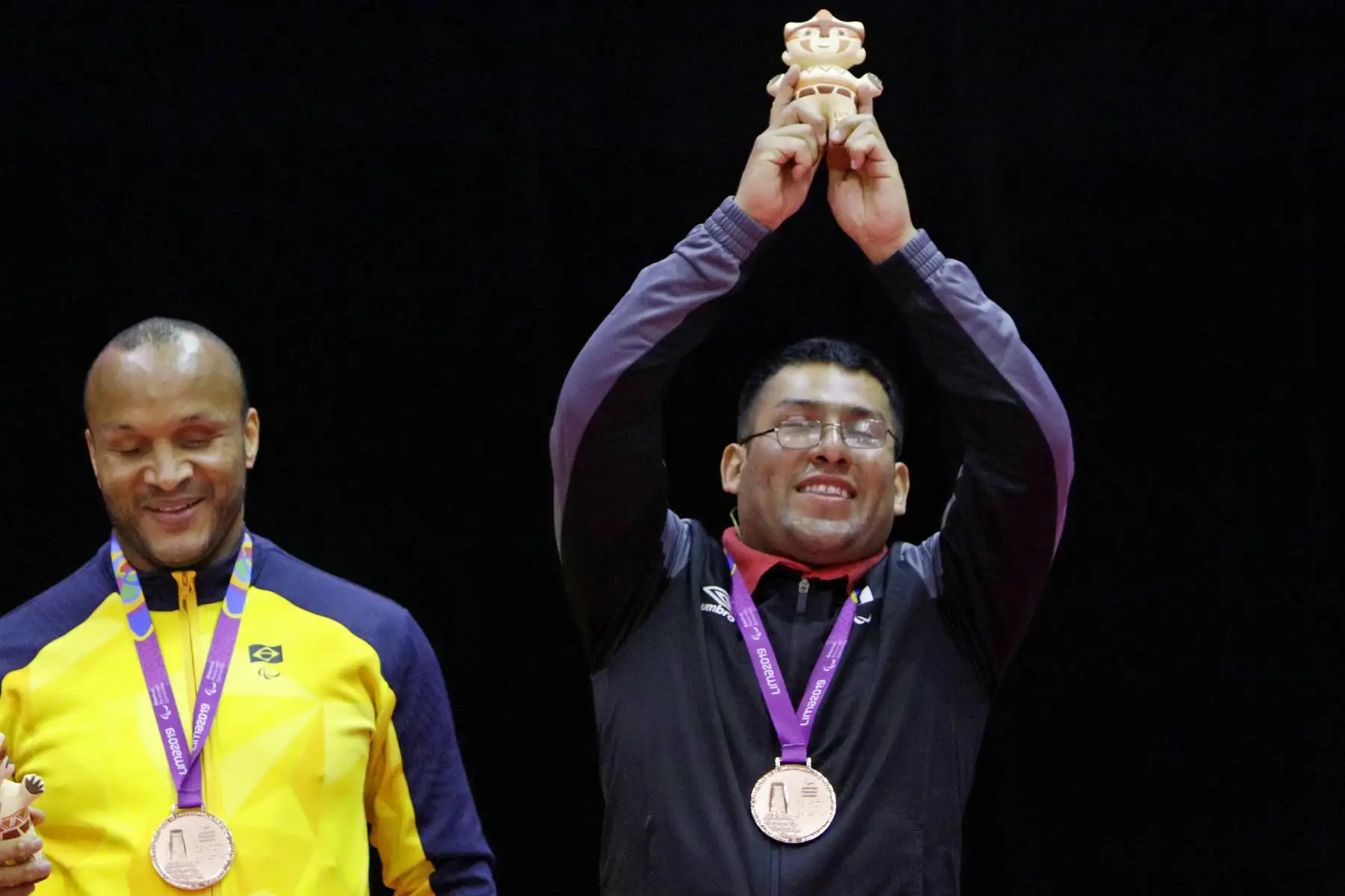 El paradeportista Antero Villalobos ganó la segunda medalla  de bronce para la delegación peruana en los Juegos Parapanamericanos Lima 2019. Foto.ANDINA/LIMA 2019 El paradeportista Antero Villalobos ganó la segunda medalla  de bronce para la delegación peruana en los Juegos Parapanamericanos Lima 2019. Foto.ANDINA/LIMA 2019