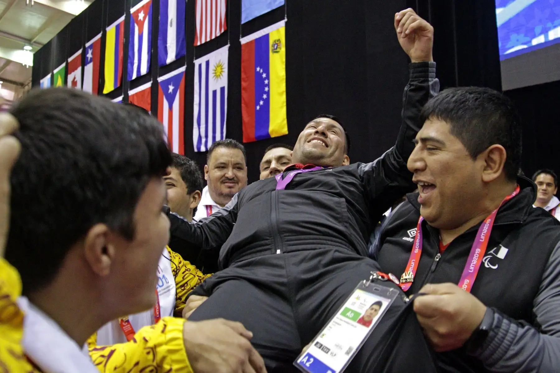 El paradeportista Antero Villalobos ganó la segunda medalla  de bronce para la delegación peruana en los Juegos Parapanamericanos Lima 2019. Foto.ANDINA/LIMA 2019 El paradeportista Antero Villalobos ganó la segunda medalla  de bronce para la delegación peruana en los Juegos Parapanamericanos Lima 2019. Foto.ANDINA/LIMA 2019