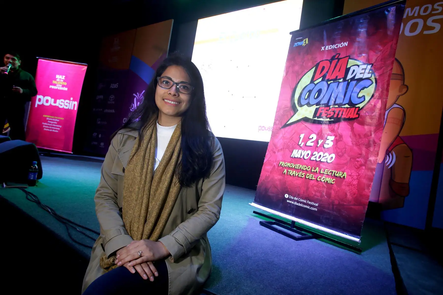 Niños y niñas  se inspiran en la mascota oficial de Lima 2019 "Milco " para crear Comics.
Foto: Lima 2019