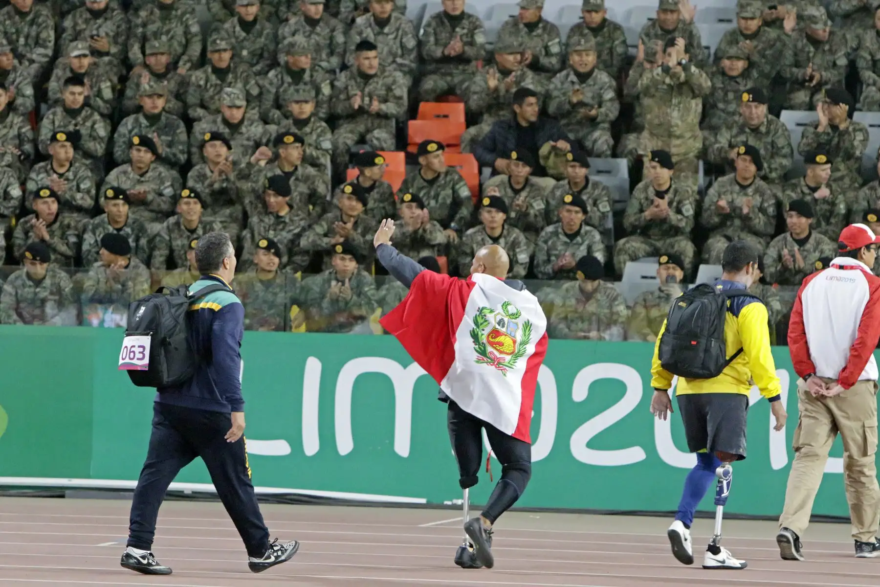Carlos Felipa, el valeroso militar gano la tercera medalla de plata para Perú, en los Juegos Parapanamericanos Lima 2019. Foto:ANDINA/LIMA 2019 Carlos Felipa, el valeroso militar gano la tercera medalla de plata para Perú, en los Juegos Parapanamericanos Lima 2019. Foto:ANDINA/LIMA 2019