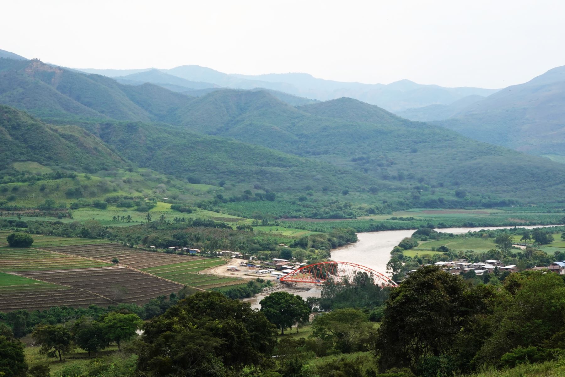 El río Chinchipe registró un nivel de 8.65 metros a las 14:00 horas de hoy en la estación hidrológica Huallape (Cajamarca). Foto: ANDINA/Difusión