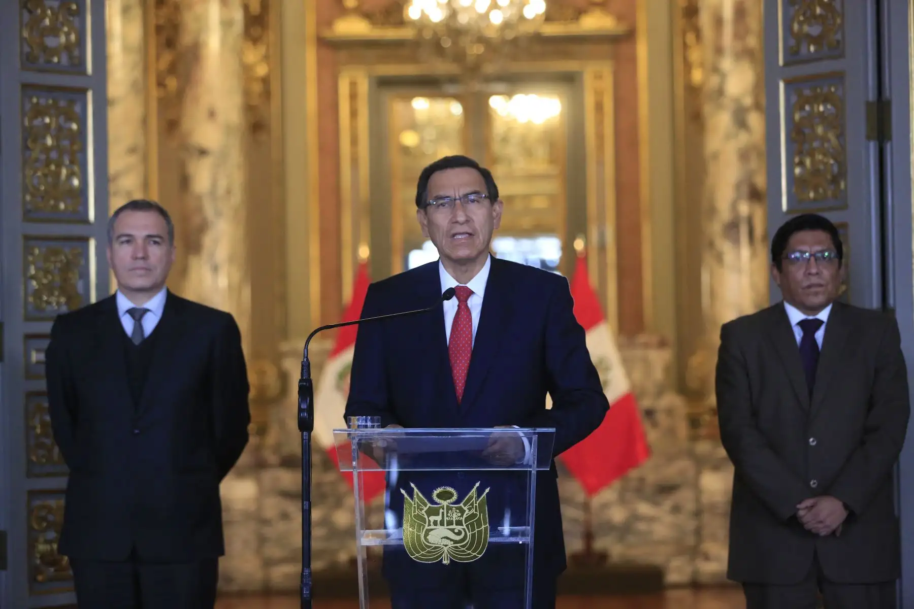 Presidente Vizcarra promulga Ley de Reforma Política. Foto: ANDINA/Prensa Presidencia