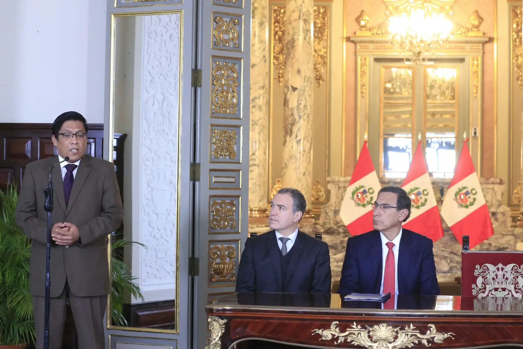 Presidente Vizcarra promulga Ley de Reforma Política. Foto: ANDINA/Prensa Presidencia
