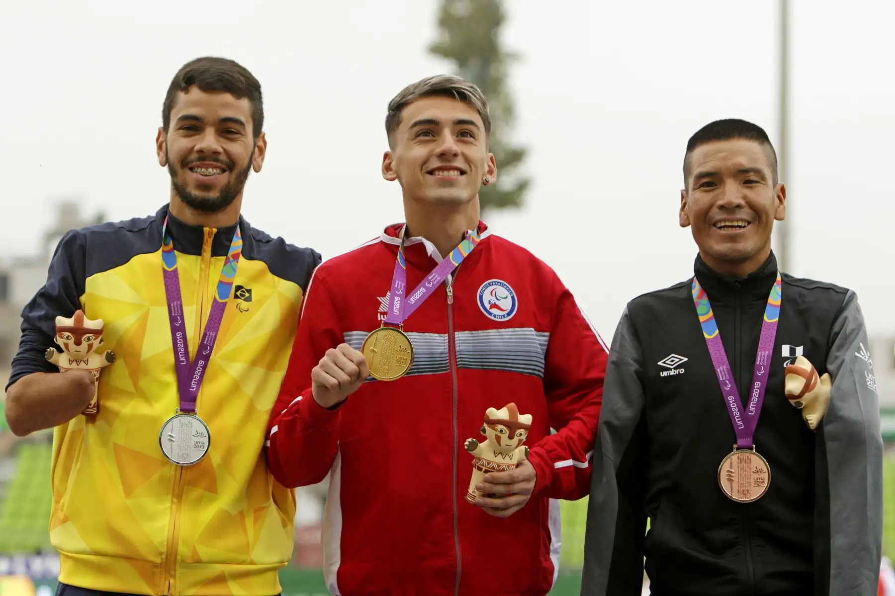 Efraín Sotacuro recibe Medalla de Bronce en Lima 2019. Foto: ANDINA/ Lima 2019