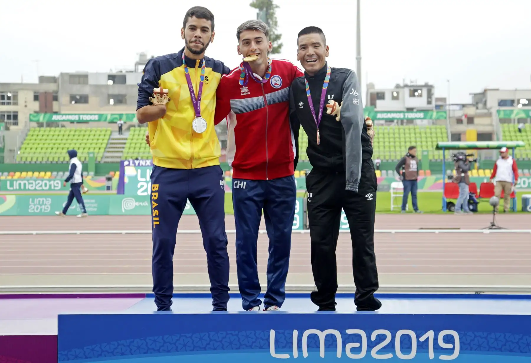 Efraín Sotacuro recibe Medalla de Bronce en Lima 2019. Foto: ANDINA/ Lima 2019