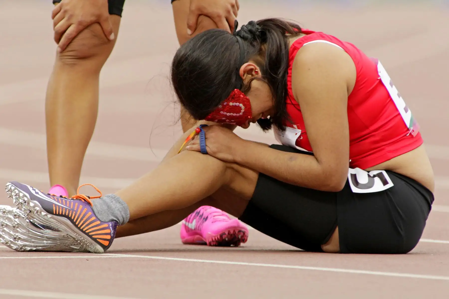 Luordes Aquije, participa en la competencia de Para Atlestismo en los Juegos Parapanamericanos Lima 2019.
Foto: Lima 2019