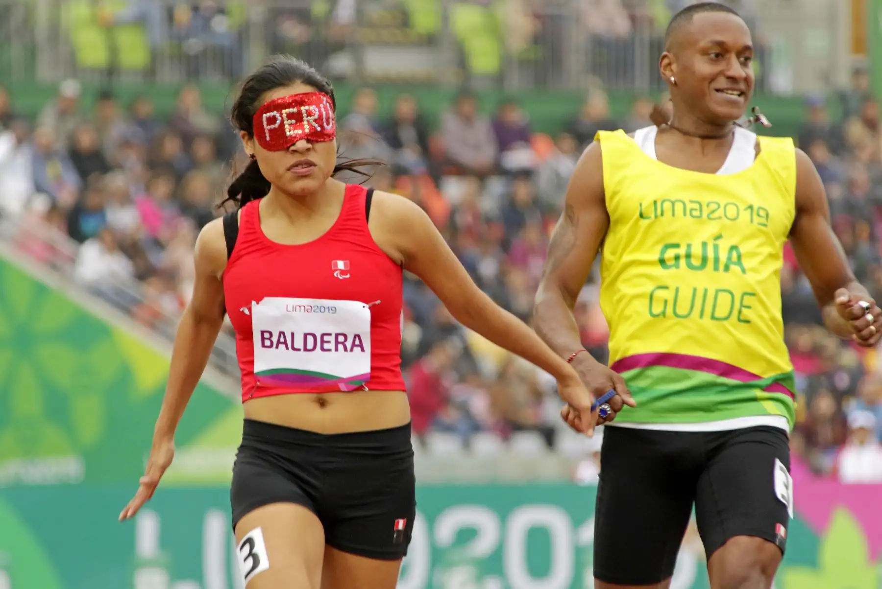 Melisa Baldera, participa en la competencia de Para Atlestismo en los Juegos Parapanamericanos Lima 2019.
Foto: Lima 2019