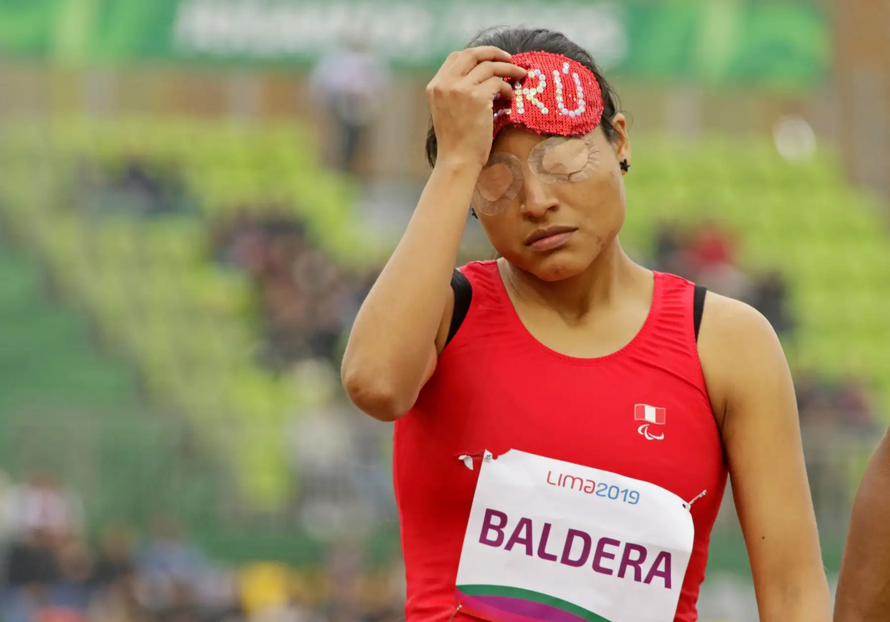 Melisa Baldera, participa en la competencia de Para Atlestismo en los Juegos Parapanamericanos Lima 2019.
Foto: Lima 2019
