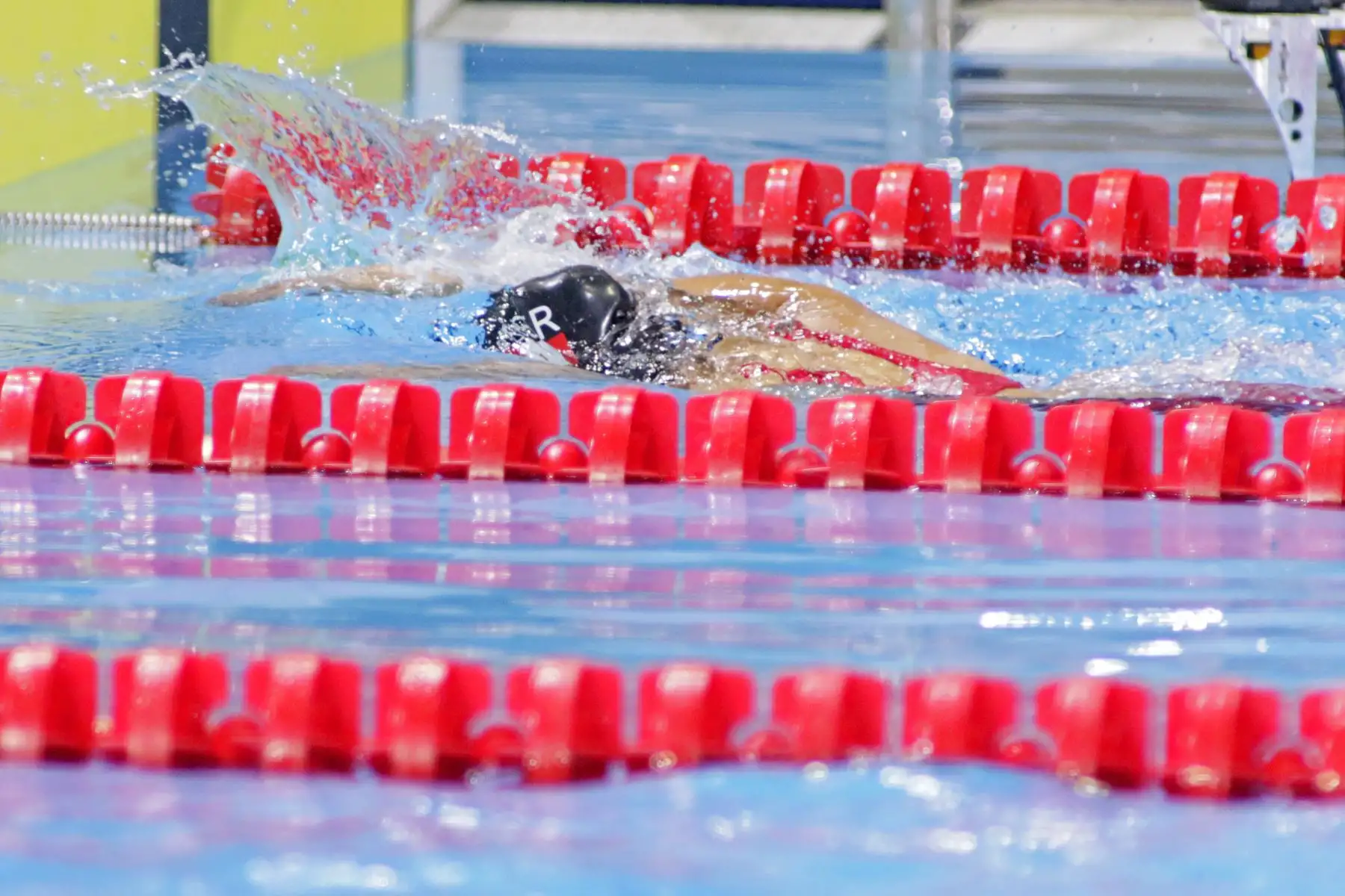 Embajadora de Lima 2019 Dunia Felices participa en la final de los 50m libre de los Juegos Parapanamericanos.
Foto: ANDINA/ Lima 2019