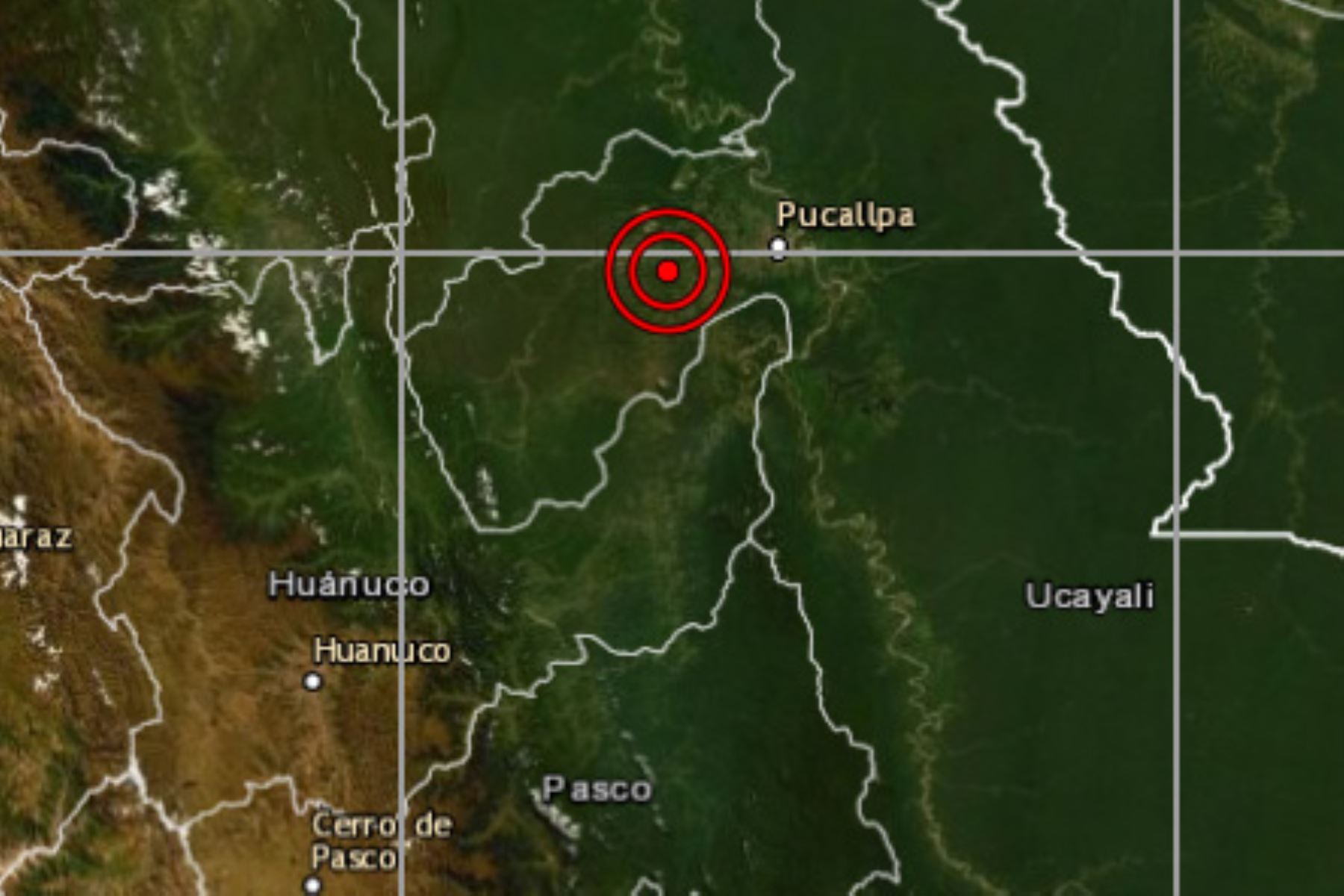 El Instituto Geofísico del Perú reportó un movimiento sísmico de magnitud 4.8 en la provincia de Padre Abad, región Ucayali.