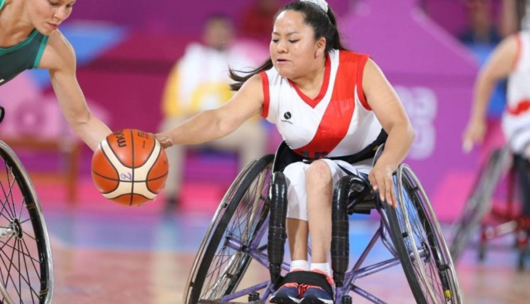 Perú y Chile jugará un intenso partido de baloncesto en silla de rueda