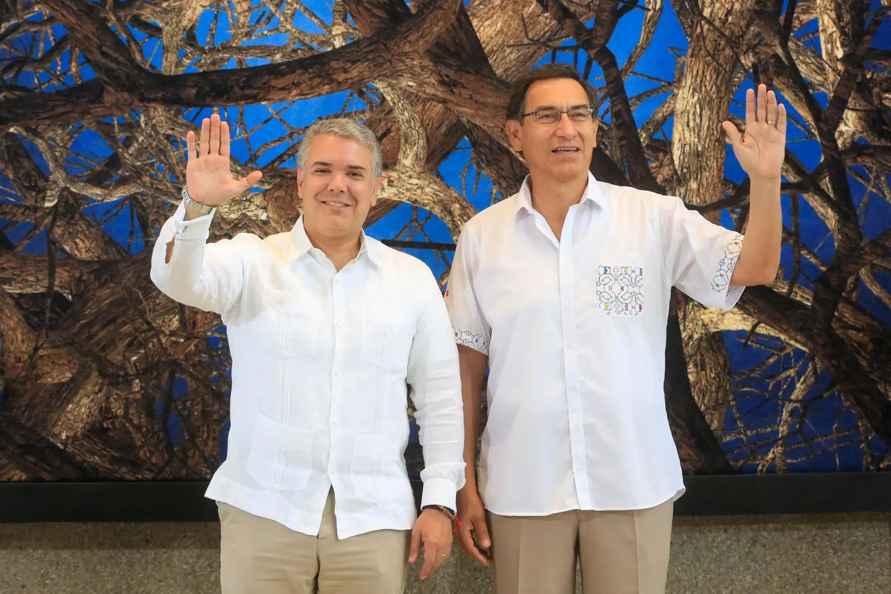 Presidentes Martín Vizcarra e Iván Duque reunidos en el V Gabinete Binacional Perú - Colombia. Foto: ANDINA/Prensa Presidencia
