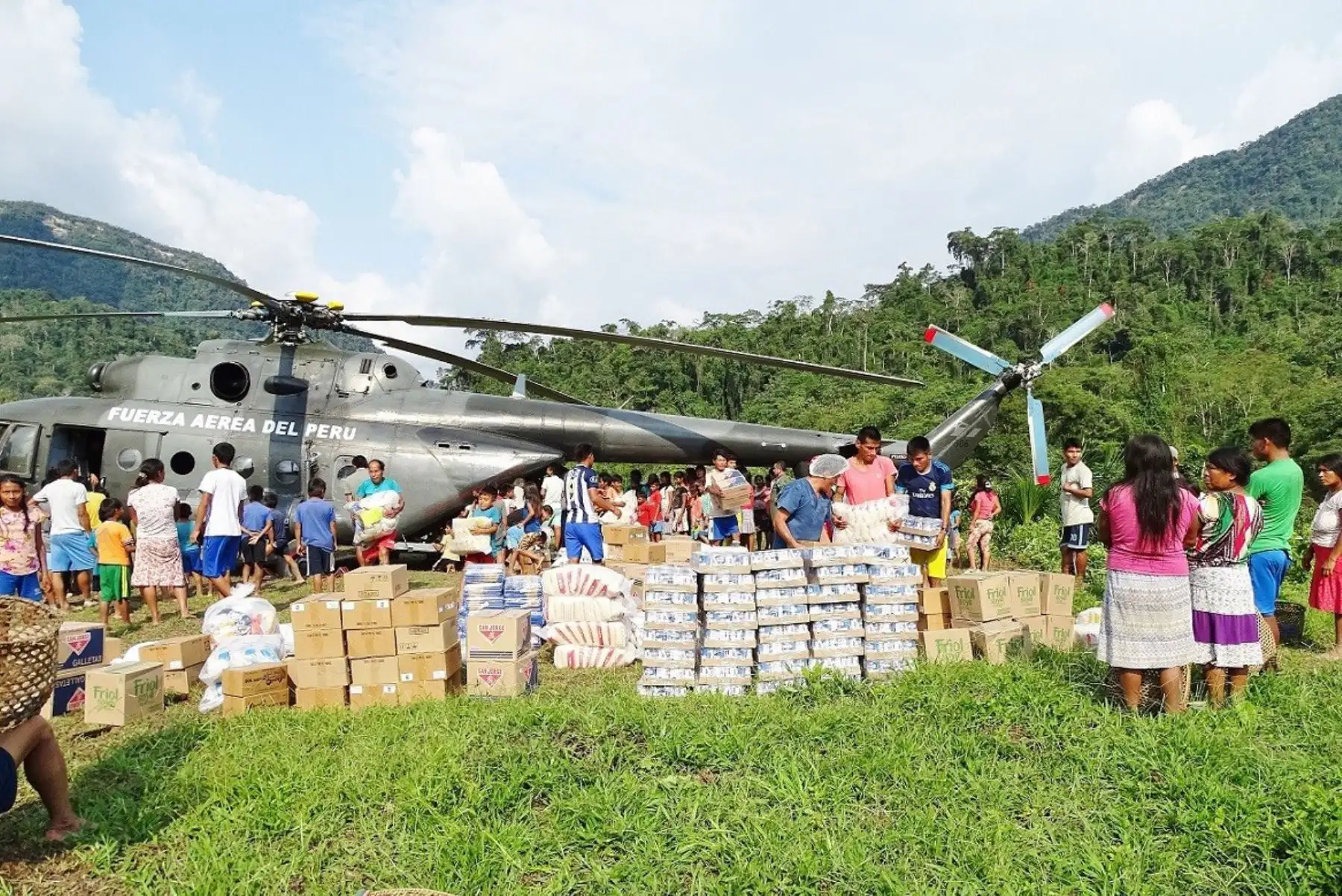 Programa Qali Warma asegura servicio alimentario para más de 4,000 niños indígenas de comunidades alejadas de Amazonas. ANDINA/Difusión
