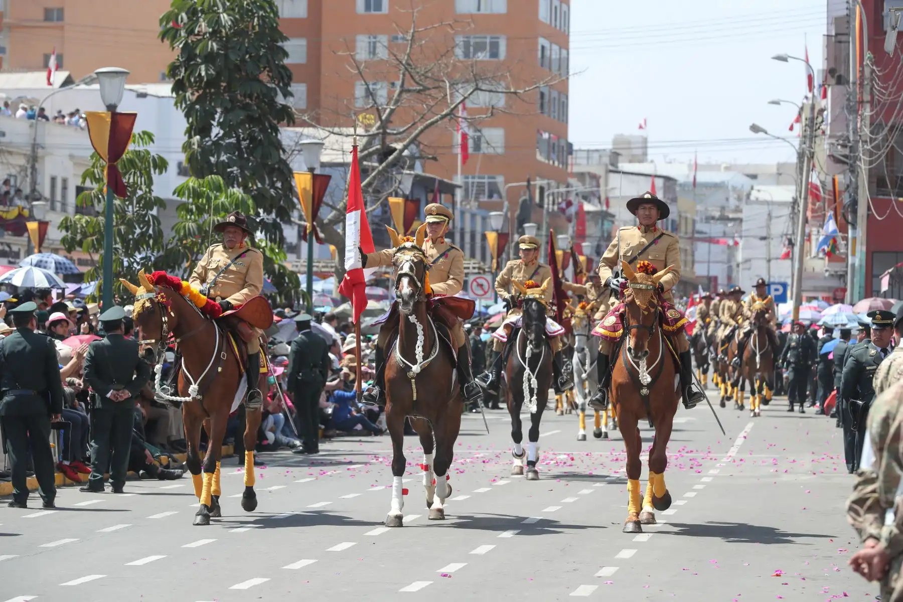 Presidente Vizcarra y ministros de Estado participan en la ceremonia por el 90 aniversario de la reincorporación de Tacna a la heredad nacional. Foto: ANDINA/MINDEF