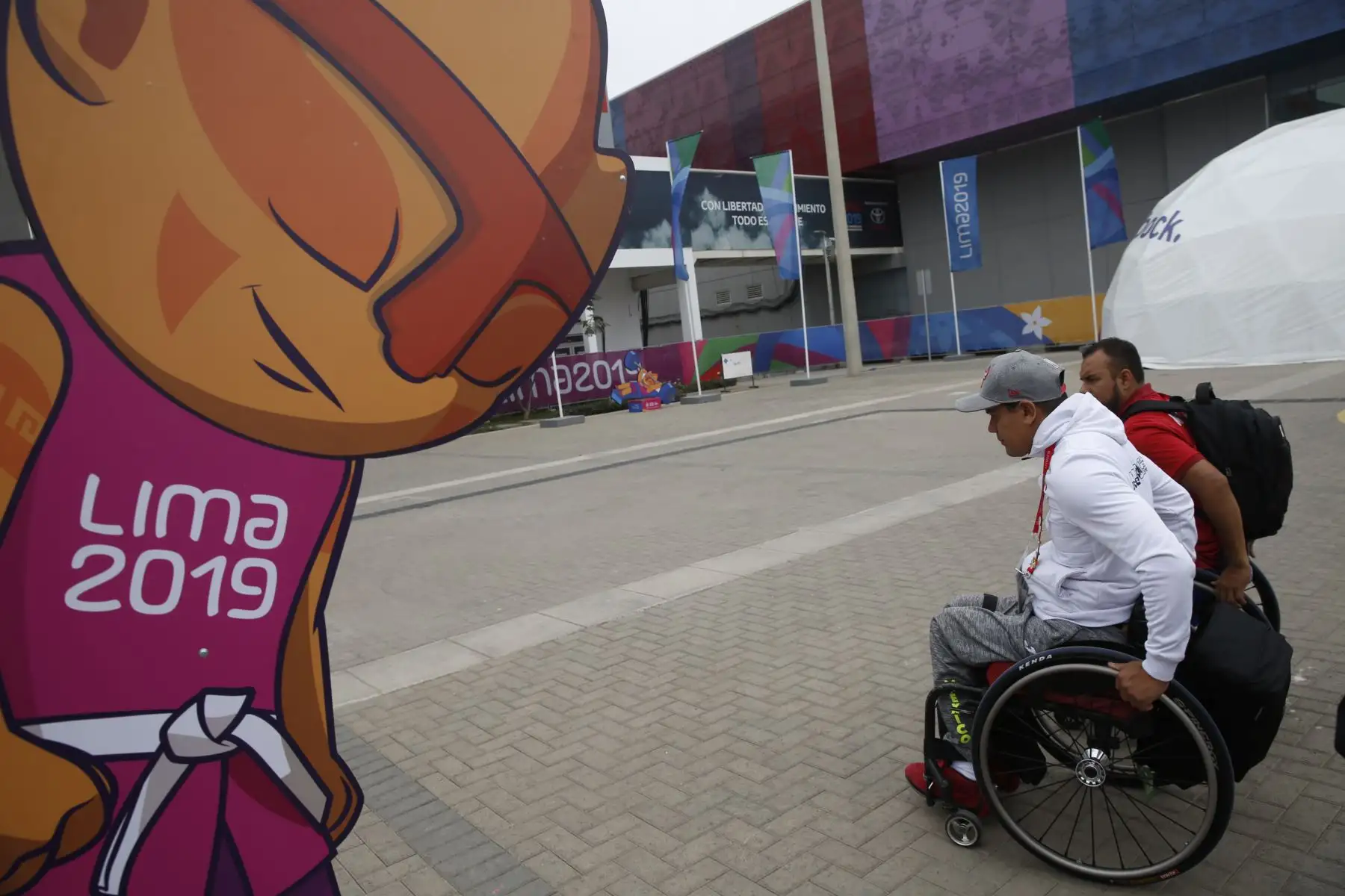 Videna cuenta con total accesibilidad para personas con discapacidad. Recinto deportivo brinda facilidades como rampas, señalización en sistema Braille, pisos podotáctiles entre otras. Foto: ANDINA/Renato Pajuelo