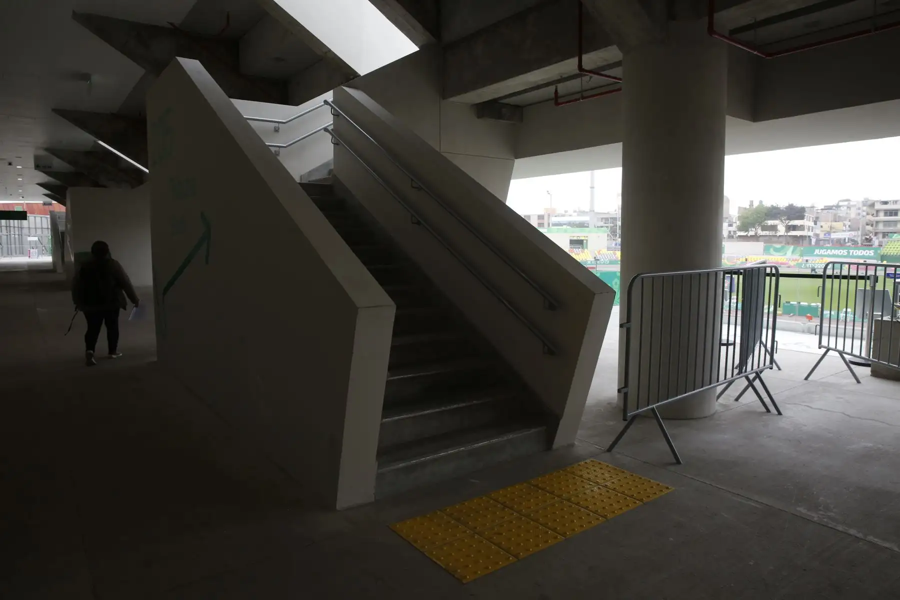 Videna cuenta con total accesibilidad para personas con discapacidad. Recinto deportivo brinda facilidades como rampas, señalización en sistema Braille, pisos podotáctiles entre otras. Foto: ANDINA/Renato Pajuelo