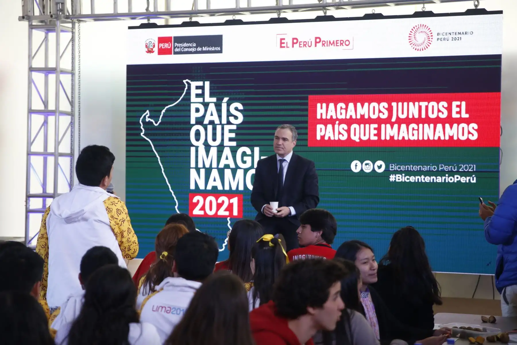 Primer ministro, Salvador del Solar participa en diálogo con escolares y de actividades del Culturaymi. Foto: ANDINA/Renato Pajuelo