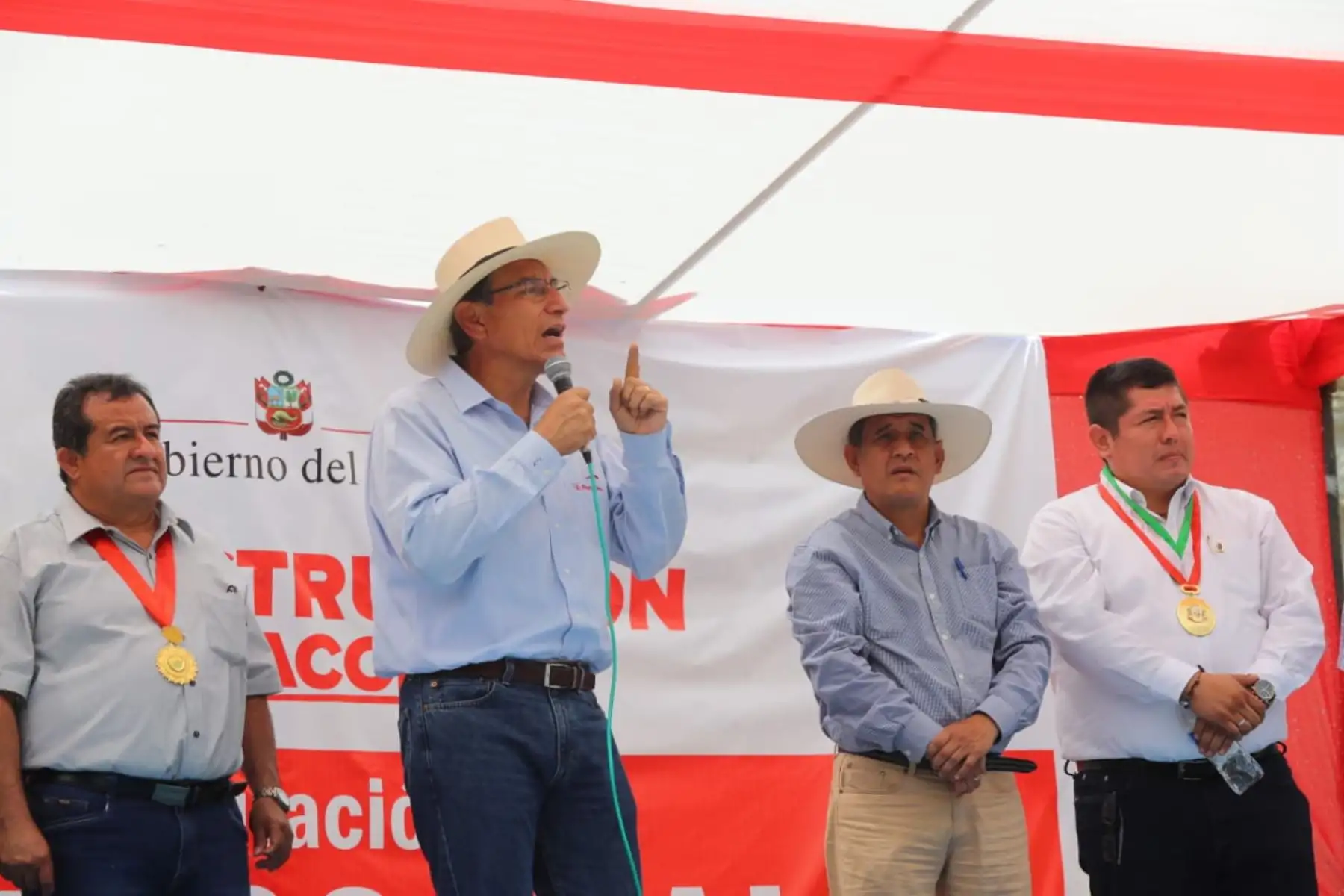 Presidente Vizcarra en la inauguración de las obras de renovación del Puente Paramillo. Foto: ANDINA/Prensa Presidencia