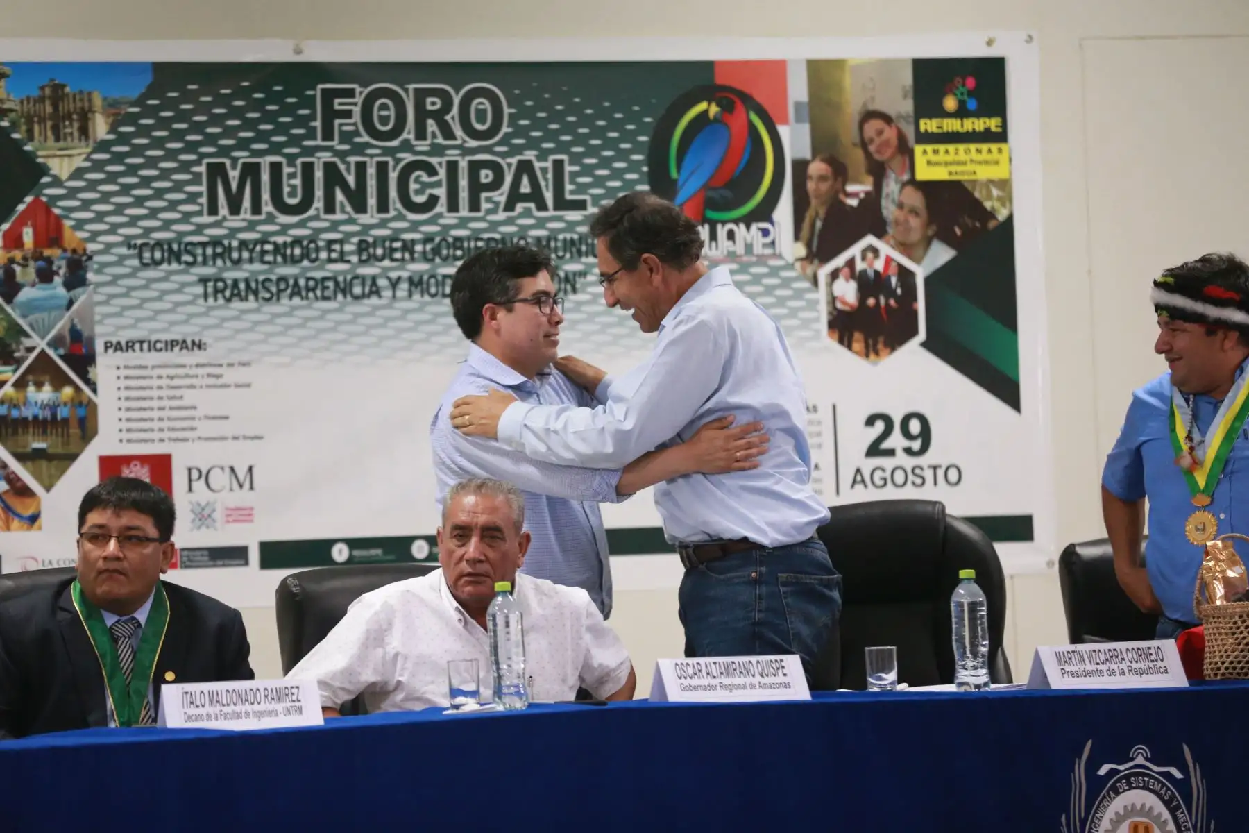 Presidente Vizcarra en el Foro Regional:"CosntruyendoFoto el buen gobierno municipal, Transparencia y Modernización". Foto: ANDINA/Jhony Laurente