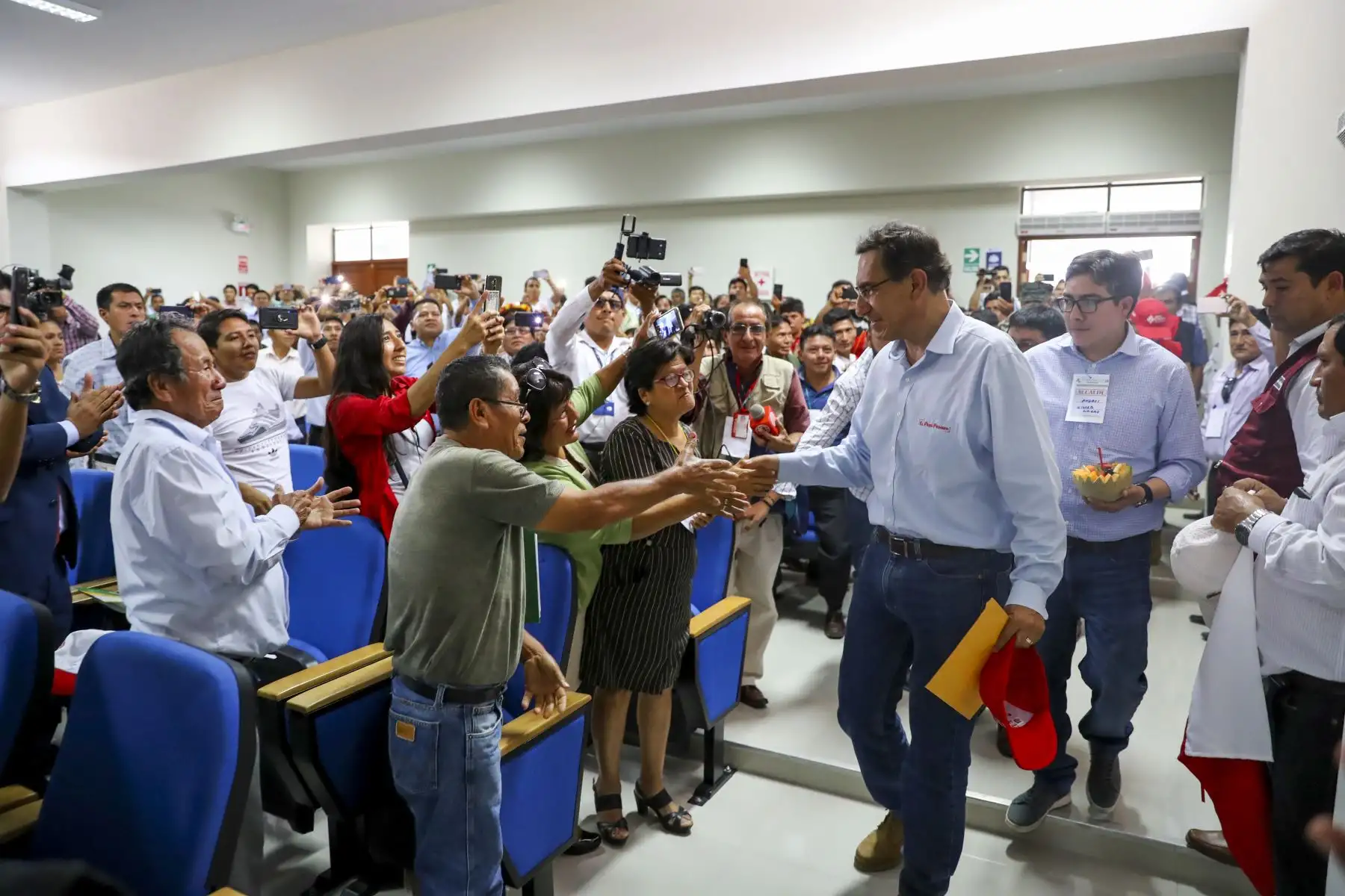 Presidente Martín Vizcarra participó  en el Foro Regional: “Construyendo el buen gobierno Municipal, Transparencia y Modernización.Foto: ANDINA/Prensa Presidencia