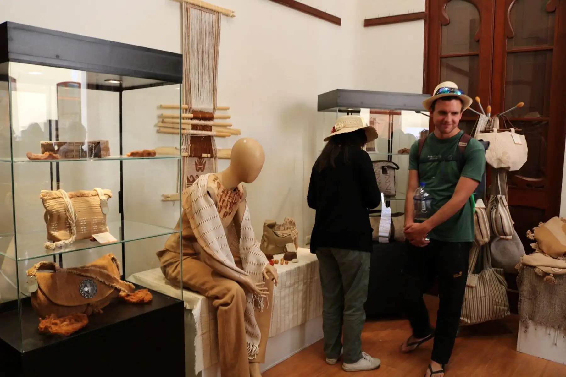 Artesanas de Lambayeque presentan su colección de prendas de algodón nativo. ANDINA/Difusión