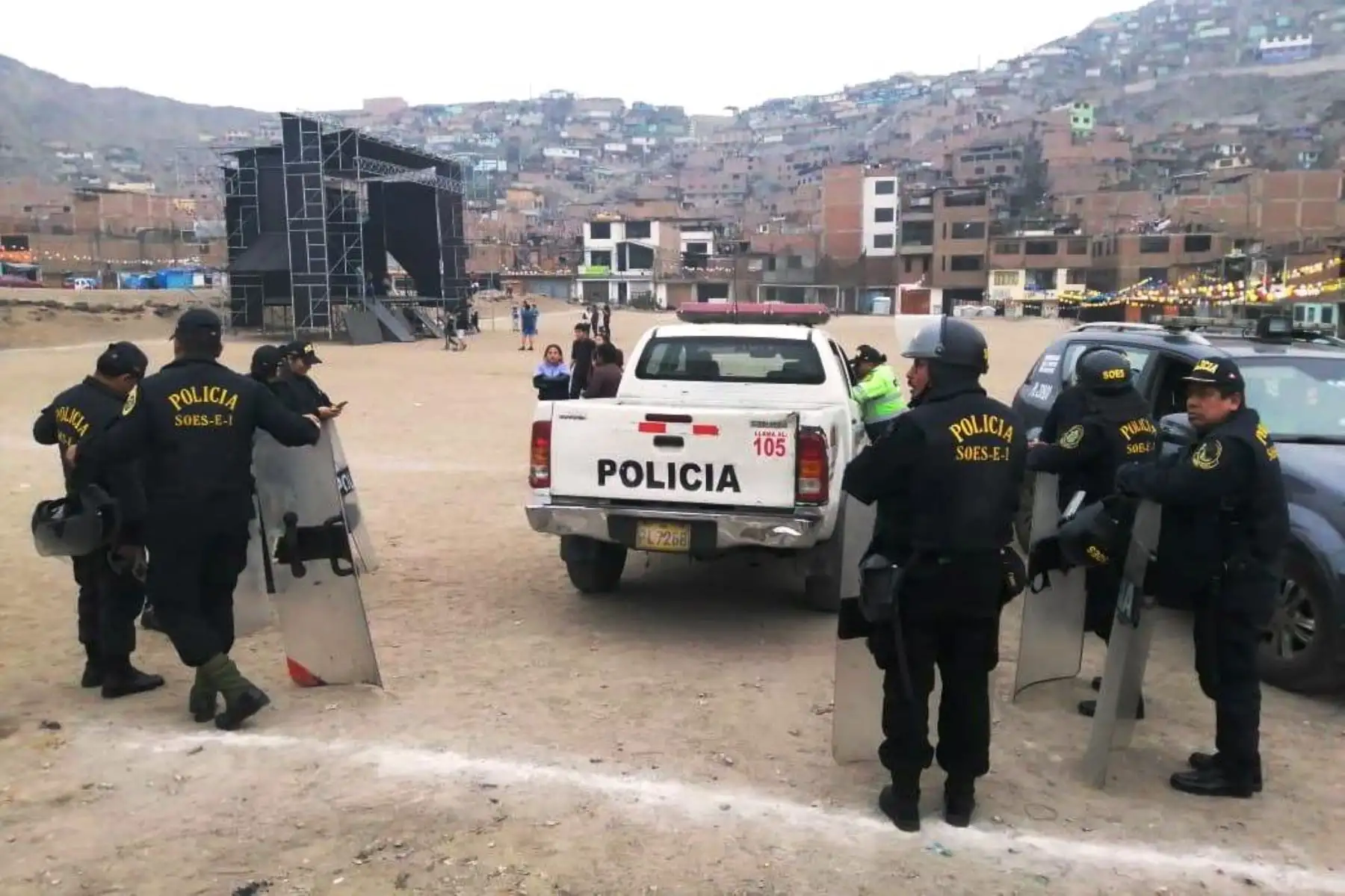 Ministerio de Cultura impidió realización de concierto en zona arqueológica en SJL. Foto: ANDINA/Difusión.