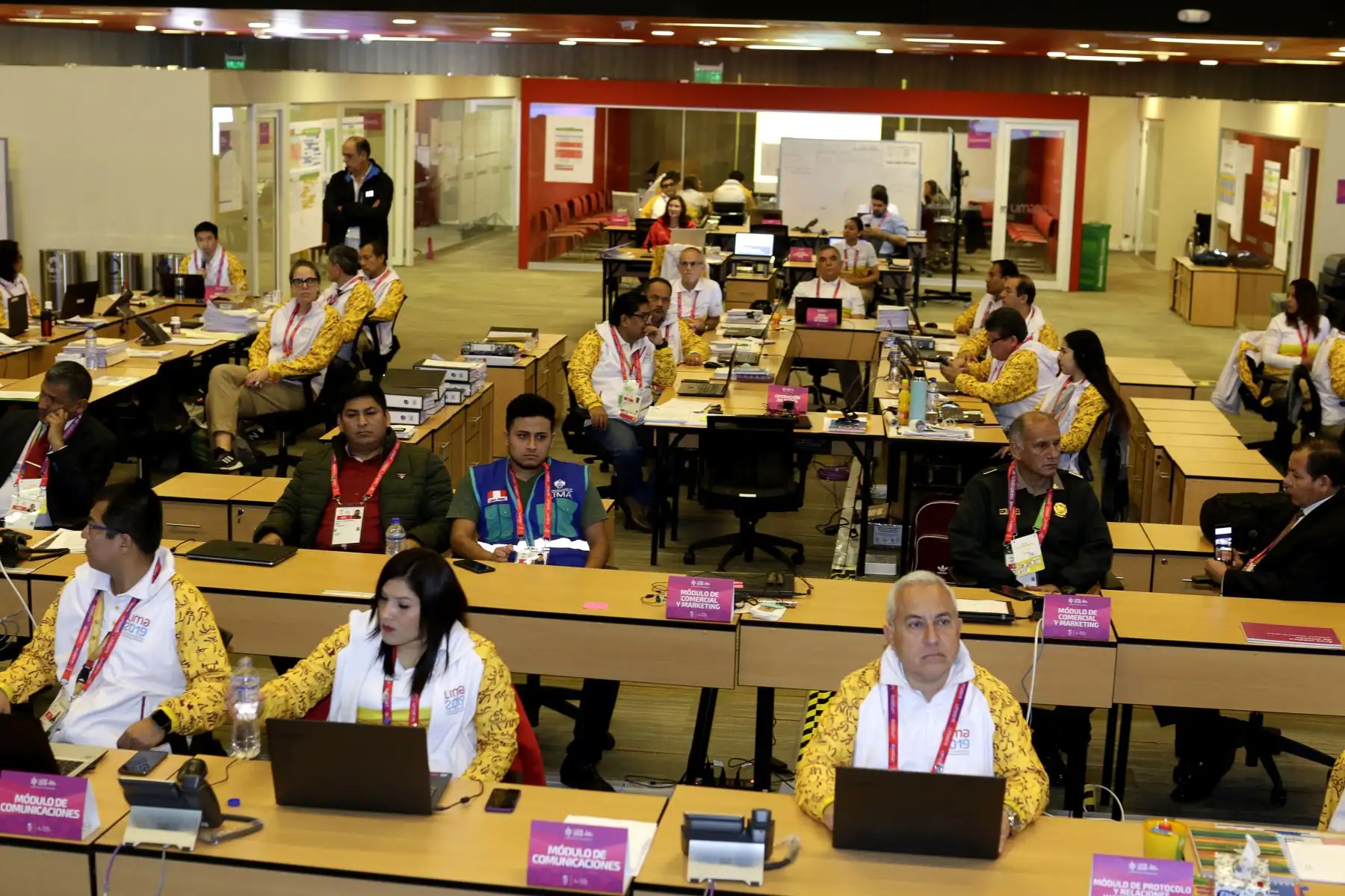 Main Center Operation (MOC) de los Juegos Panamericanos y Parapanamericanos de Lima
Foto: ANDINA/ Lima 2019