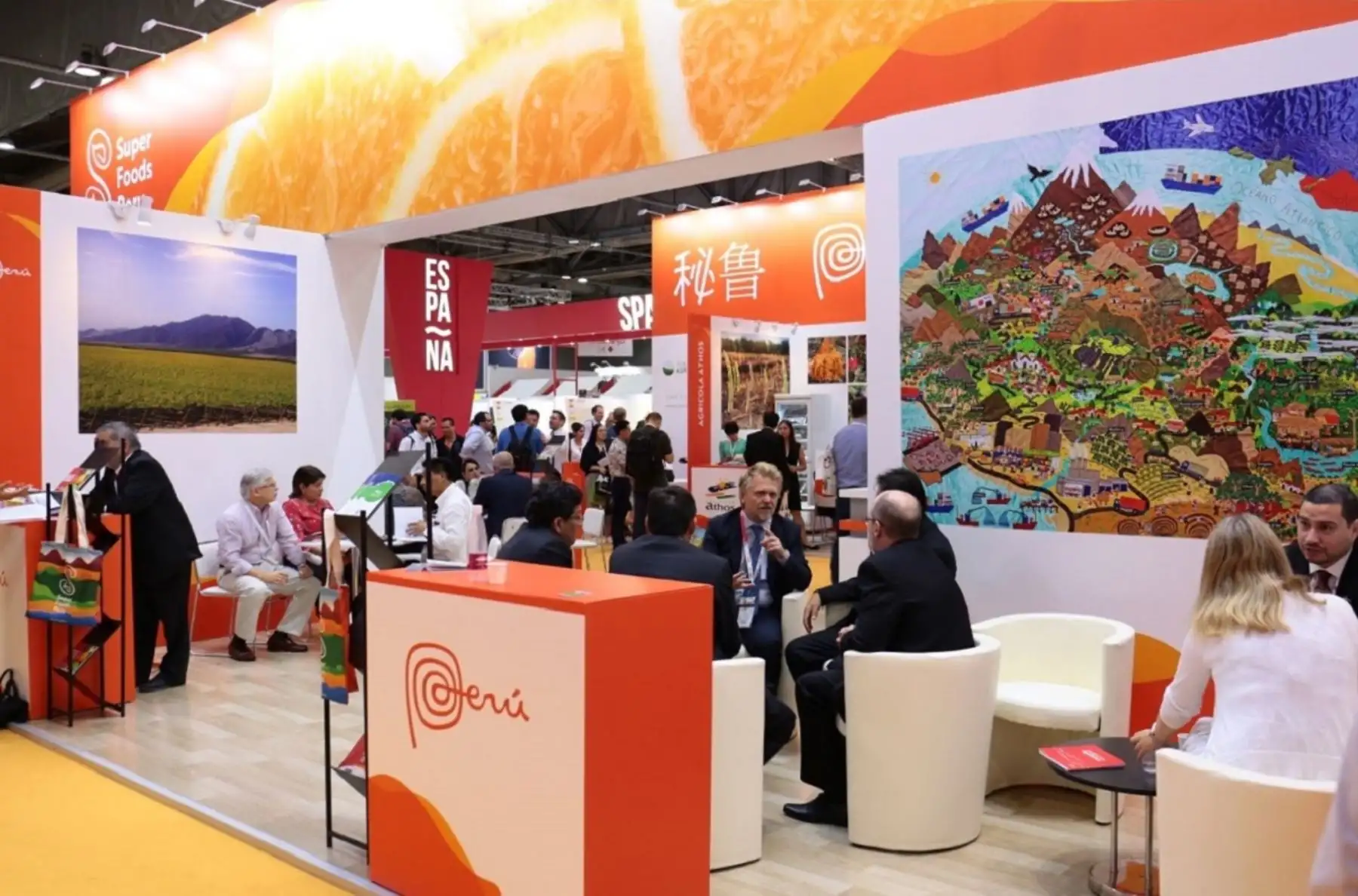 Feria Fruit Logistica de Hong Kong. Foto: Archivo.