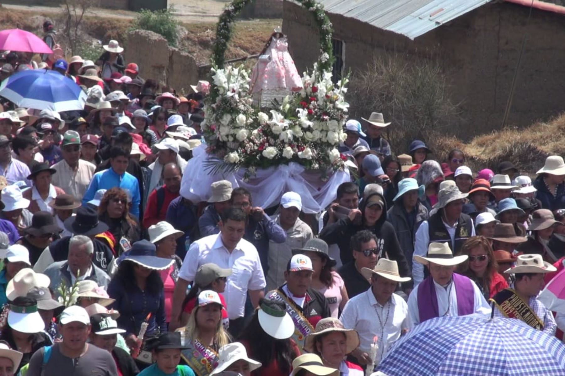 La festividad a la Virgen de Cocharcas fue declarada en 2014 Patrimonio Cultural de la Nación, y los días centrales de fiesta son el 8 y 9 de setiembre. Foto: ANDINA/Pedro Tinoco
