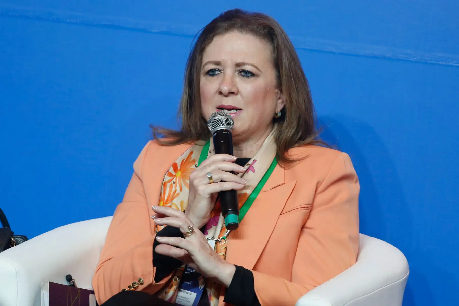 Presidenta de Confiep, María Isabel León. ANDINA/Renato Pajuelo