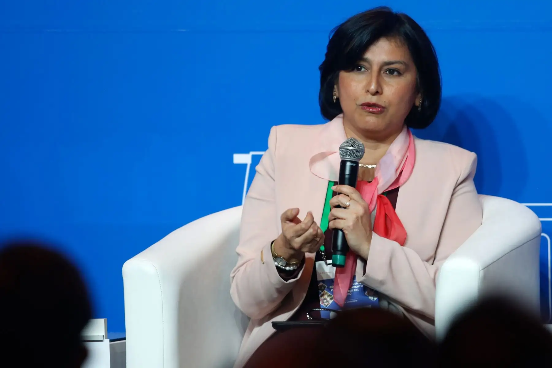 La ministra de Trabajo y Promoción del Empleo, Sylvia Cáceres, sostuvo que las medidas laborales contempladas en el Plan Nacional de Competitividad y Productividad están legitimadas socialmente para que sean sostenibles en el tiempo. Foto: ANDINA/ Renato Pajuelo