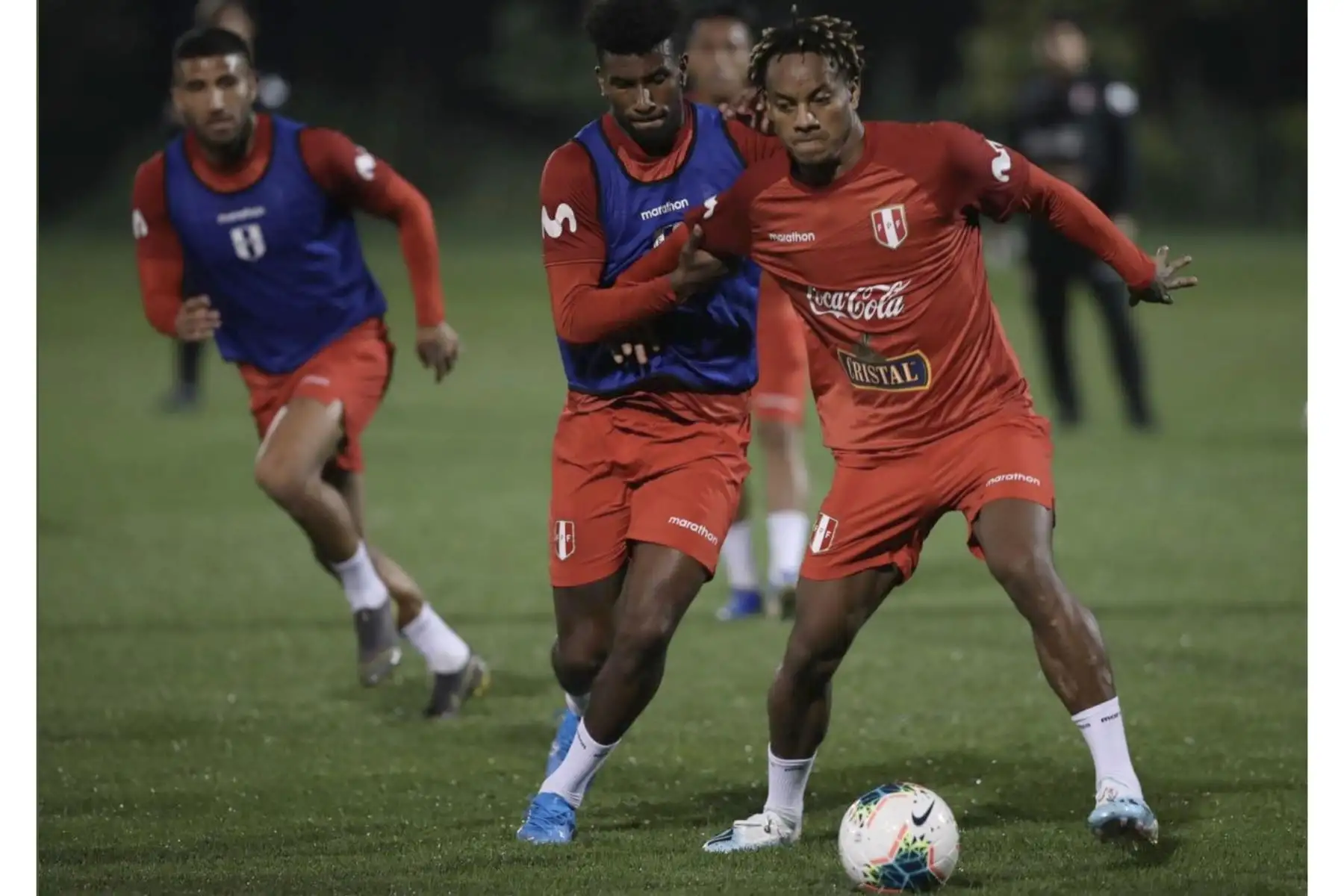 La selección Peruana de futbol continua su preparación en el Red Bull Practice Facility de New Jersey con miras a sus duelos amistosos ante Ecuador  y Brasil.FotoANDINA/ FPF
