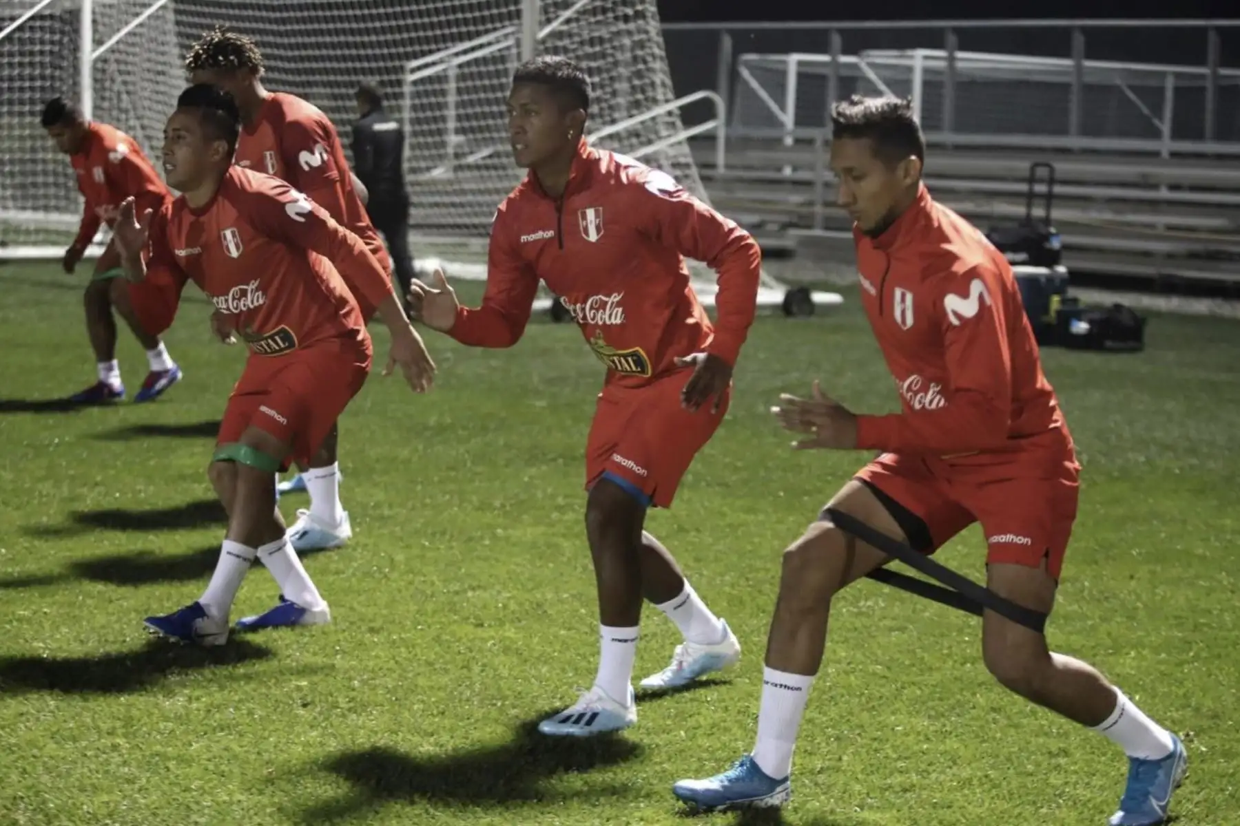 La selección Peruana de futbol continua su preparación en el Red Bull Practice Facility de New Jersey con miras a sus duelos amistosos ante Ecuador  y Brasil.FotoANDINA/ FPF